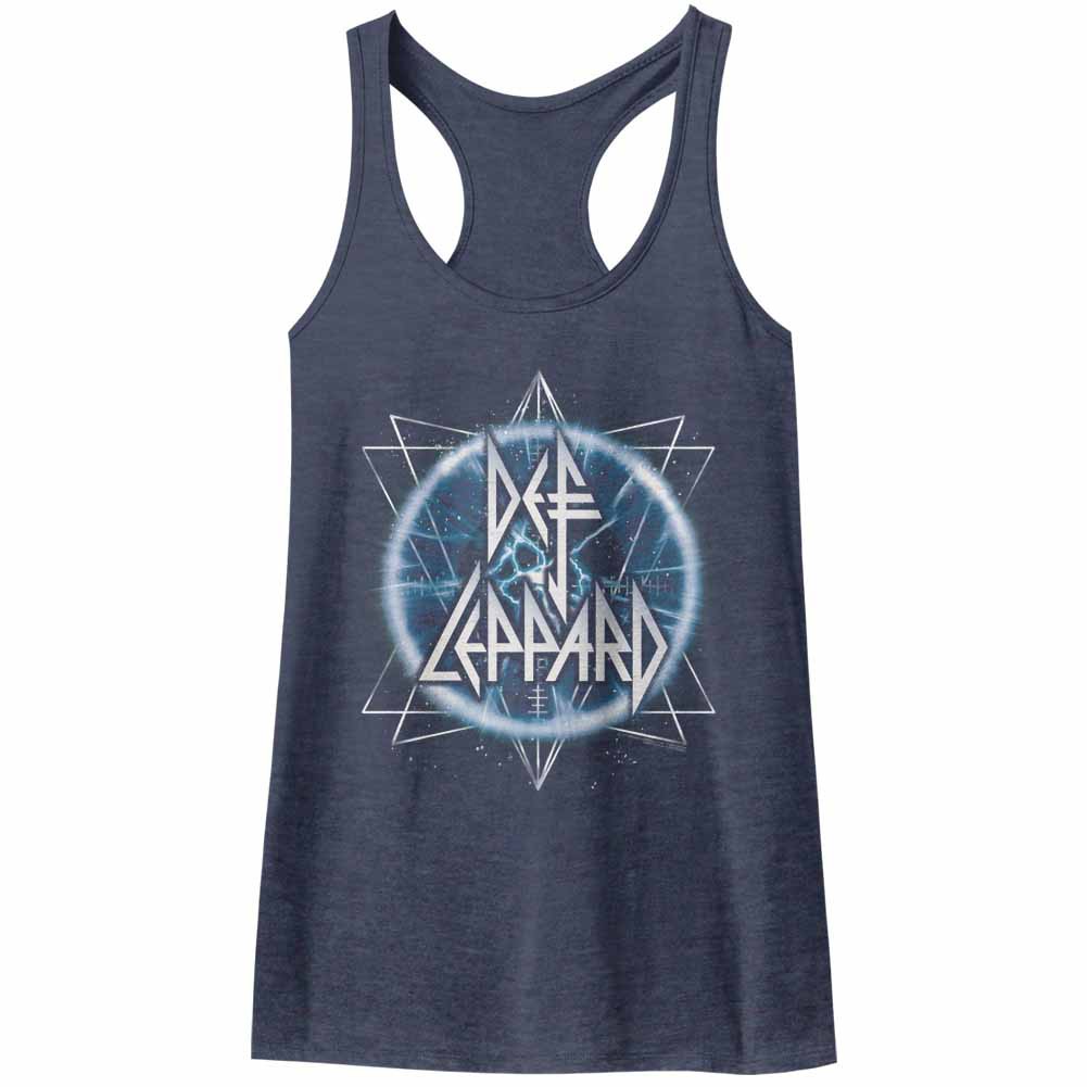 Def Leppard Electric Eye Womens Blue T-Shirt